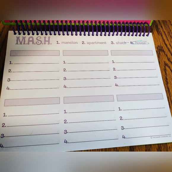 MASH Fortune Teller game for kids - Picture 3 of 5